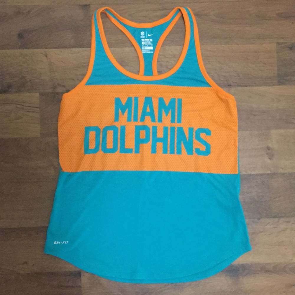 Miami Dolphins Women's Tank 🐬 Official Nike Gear